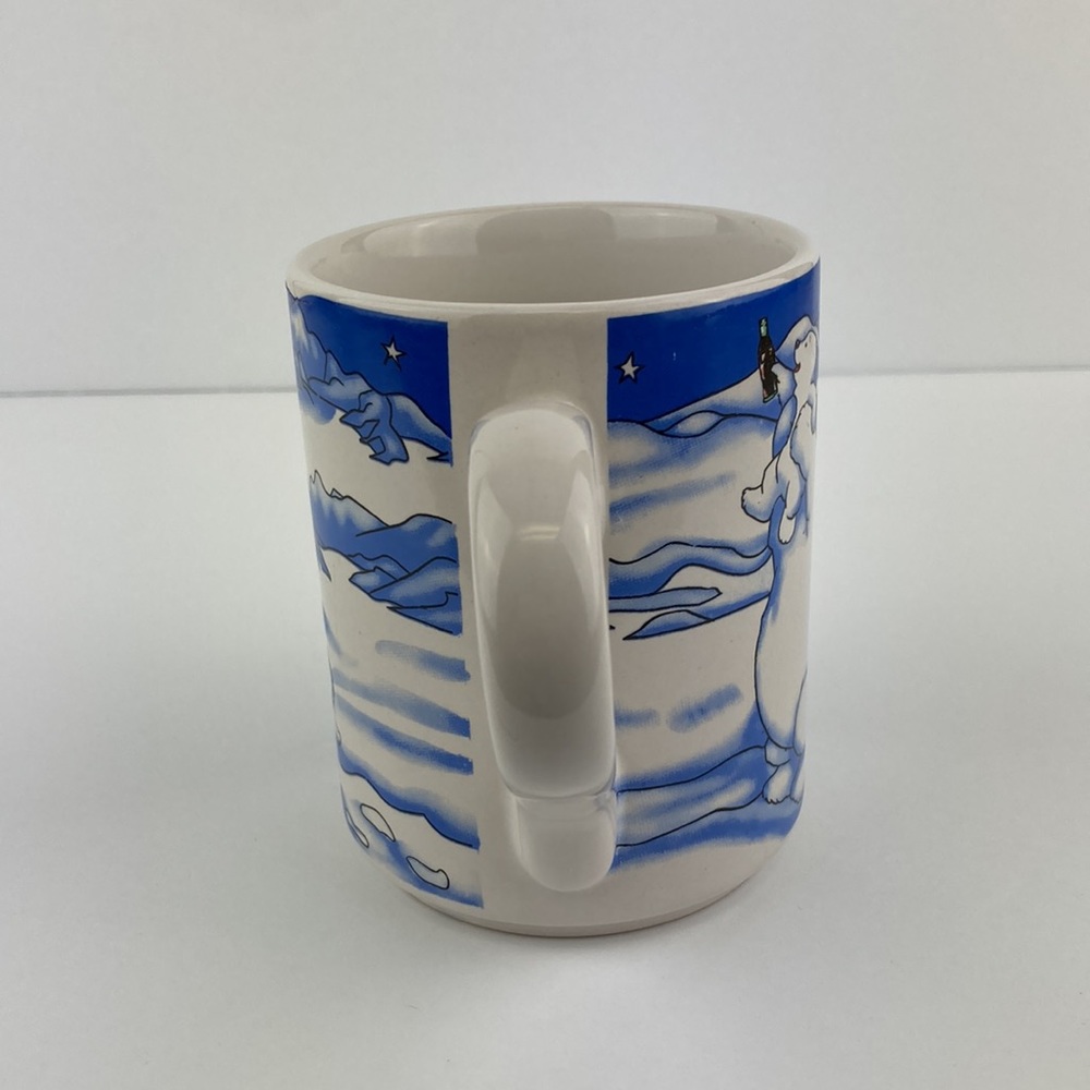 VTG 1997 Gibson/Coca-Cola Polar Bear Winter Wonder Coffee Mug 4.5” - Picture 2 of 9